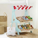 Le Toy Van Wooden Market Stall & Fruit Play Food Crate