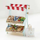 Le Toy Van Wooden Market Stall & Fruit Play Food Crate