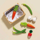 Le Toy Van Wooden Market Crate - Harvest Vegetables