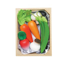 Le Toy Van Wooden Market Crate - Harvest Vegetables