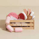 Le Toy Van Wooden Market Crate - Butchers Meat
