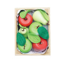 Le Toy Van Wooden Market Crate - Orchard Fruits