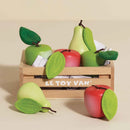 Le Toy Van Wooden Market Crate - Orchard Fruits