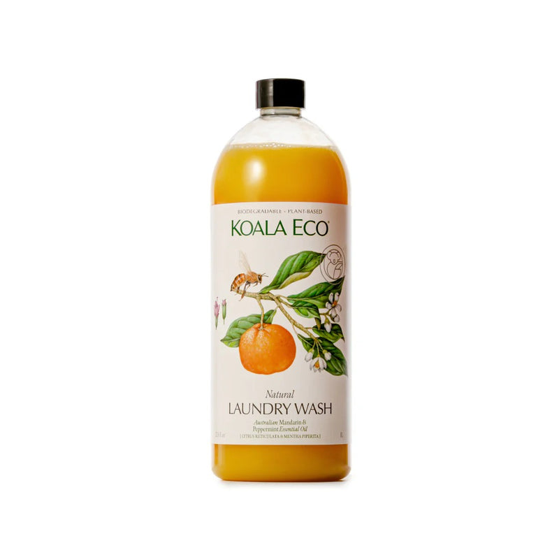 Koala Eco Natural Laundry Wash Mandarin & Peppermint Essential Oil - 1L