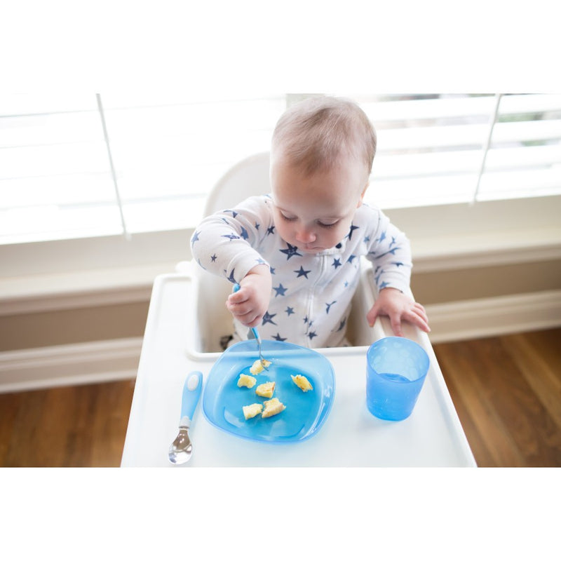 [Bundle of 3 ] Dr.Brown's Soft Grip Spoon & Fork Set - 3 Color