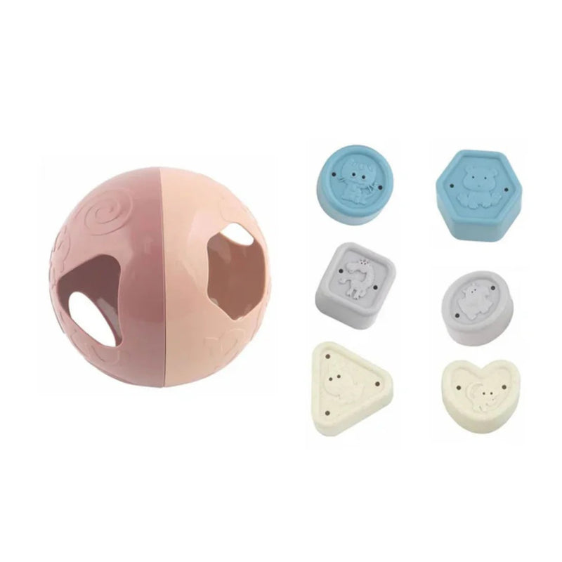 [3 Pack] Maya & Friends Animal Shape Sorter Ball (Assorted Colours)