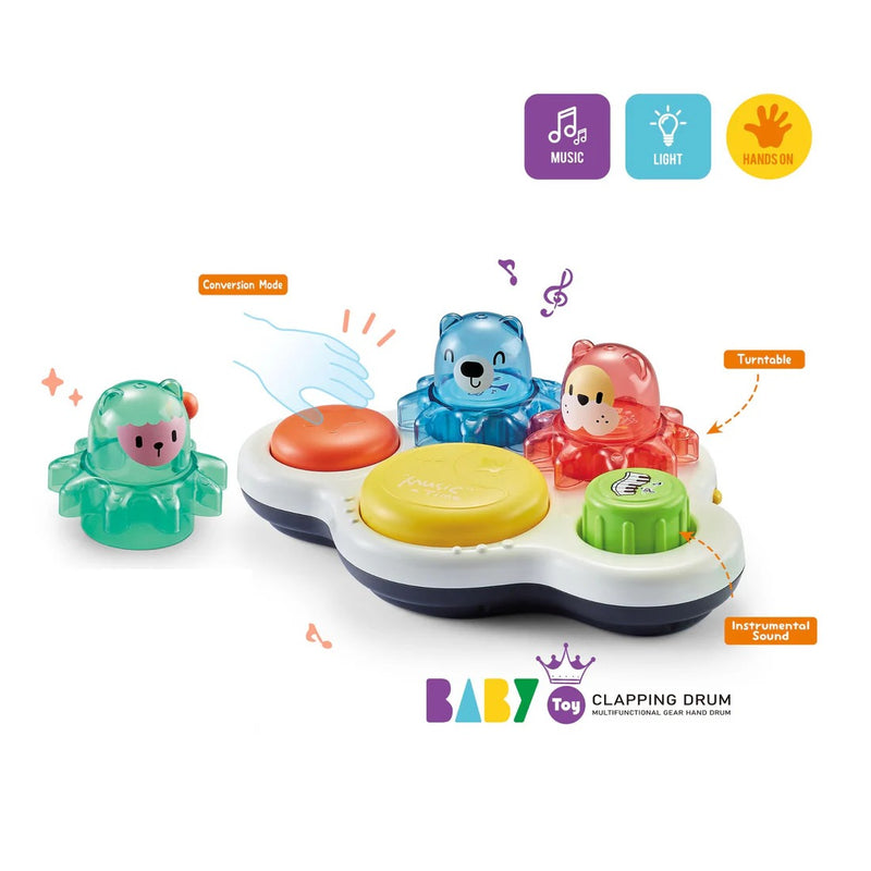 Maya & Friends Baby Musical Light Up Drum Set