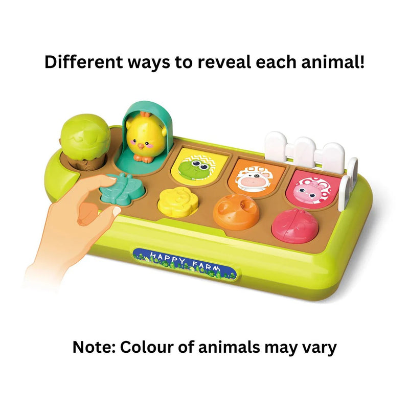 Maya & Friends Happy Farm Hide And Seek Pop Up Animals