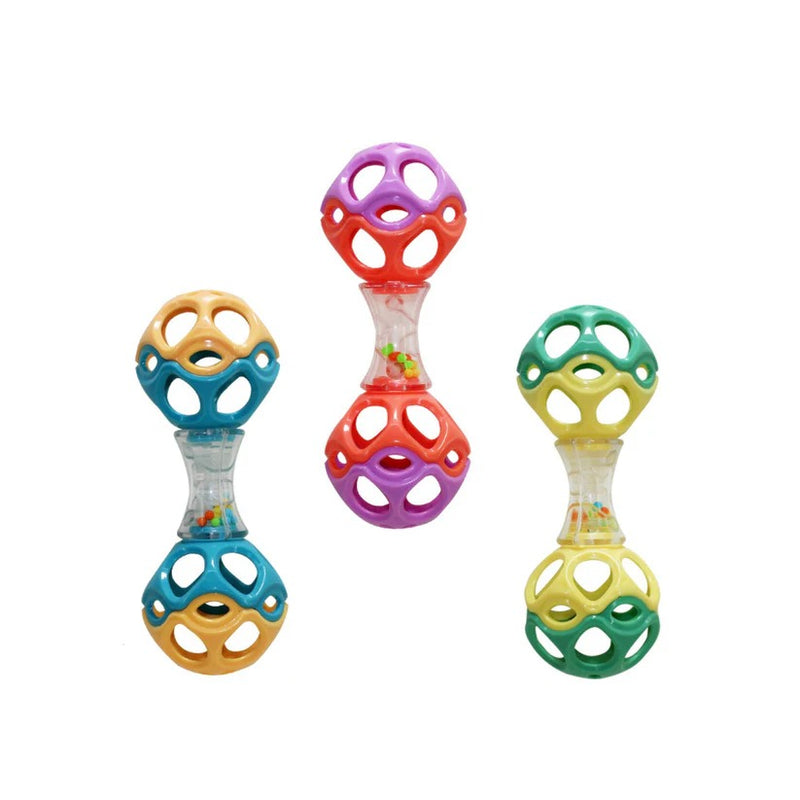 [3 Pack] Maya & Friends Baby Oball Shaker (Assorted Colours)