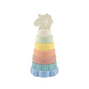 [2-Pack] Maya & Friends Bio Silicone Soft Unicorn Stacker
