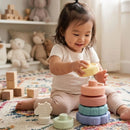 [2-Pack] Maya & Friends Bio Silicone Soft Unicorn Stacker