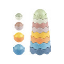 Maya & Friends Bio Combo Toy Set (Linking Chains, Shape Sorter & Wave Shape Stacker)