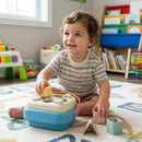 Maya & Friends Bio Combo Toy Set (Linking Chains, Shape Sorter & Wave Shape Stacker)