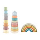 Maya & Friends Bio Combo Toy Set (Rainbow Stacker, Stacking Rings & Cup Stacker)