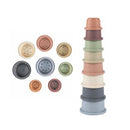 [2-Pack] Maya & Friends Bio Combo Toy Set (Stacking House & Stacking Cups)