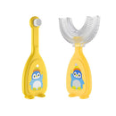 [5-Pack]Maya & Friends Infant Toothbrush Set (U-Shaped & Ultra Soft Bristle) With Case - 3 Colors