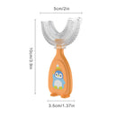 [5-Pack]Maya & Friends Infant Toothbrush Set (U-Shaped & Ultra Soft Bristle) With Case - 3 Colors