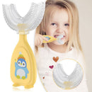 [5-Pack]Maya & Friends Infant Toothbrush Set (U-Shaped & Ultra Soft Bristle) With Case - 3 Colors