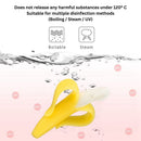 [4-Pack] Maya & Friends Banana Teether Toothbrush