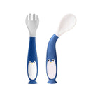 [4-Pack] Maya & Friends Bendable Fork & Spoon - 3 Color