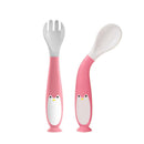 [4-Pack] Maya & Friends Bendable Fork & Spoon - 3 Color