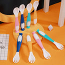 [4-Pack] Maya & Friends Bendable Fork & Spoon - 3 Color