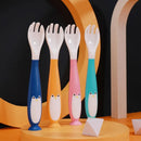 [4-Pack] Maya & Friends Bendable Fork & Spoon - 3 Color