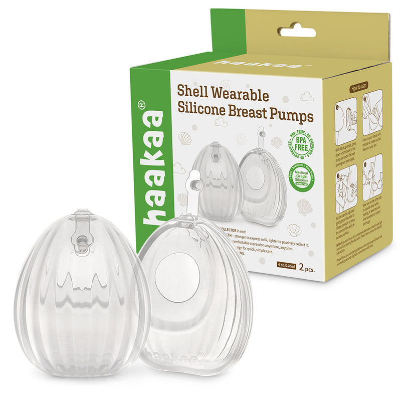 Haakaa Shell Wearable Silicone Breast Pump (2pcs) -120ml