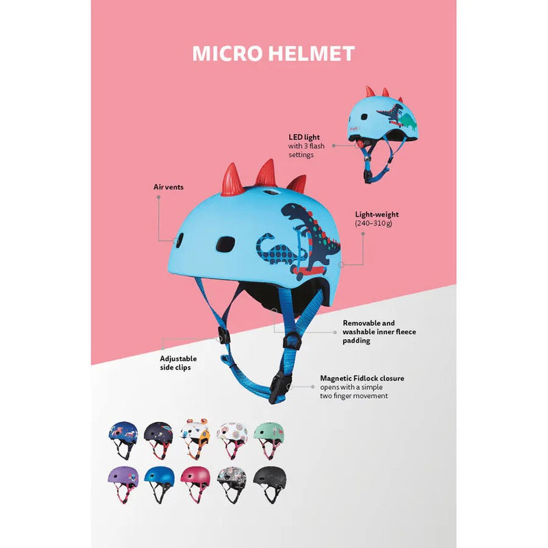 Micro PC Helmet 3D Monsters - 2 Sizes