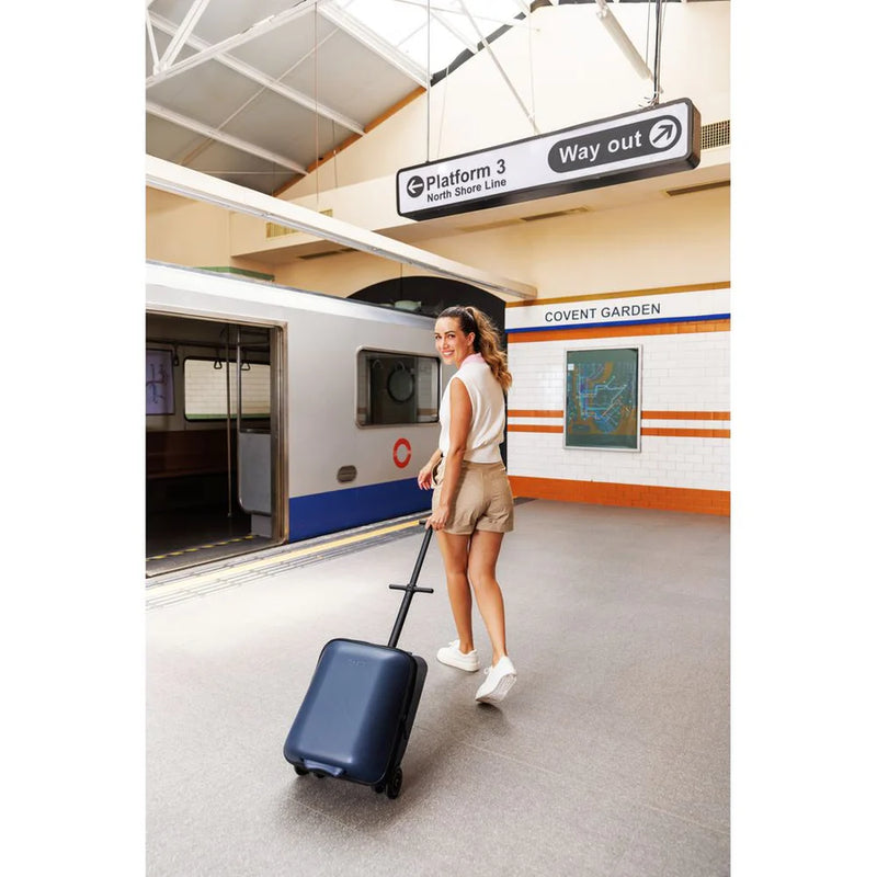 [2Yrs Local Warranty] Micro Ride On Luggage Eazy Weekender - Dark Blue