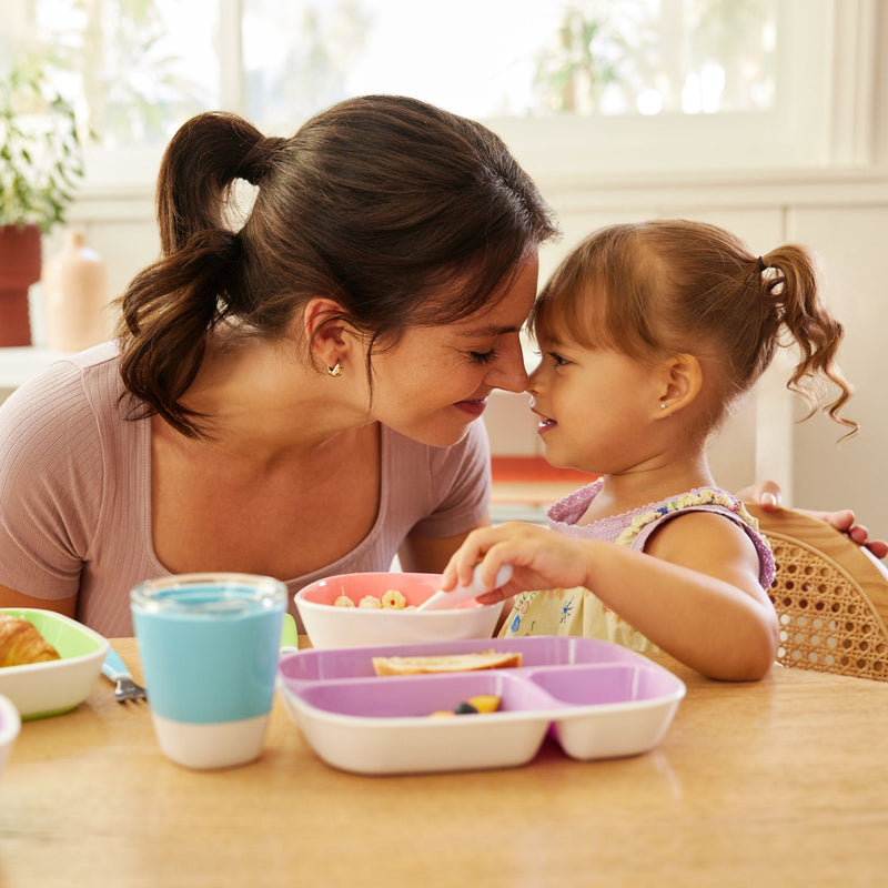 [2 Pack] Munchkin Splash™ Toddler Bowls (Blue & Green)