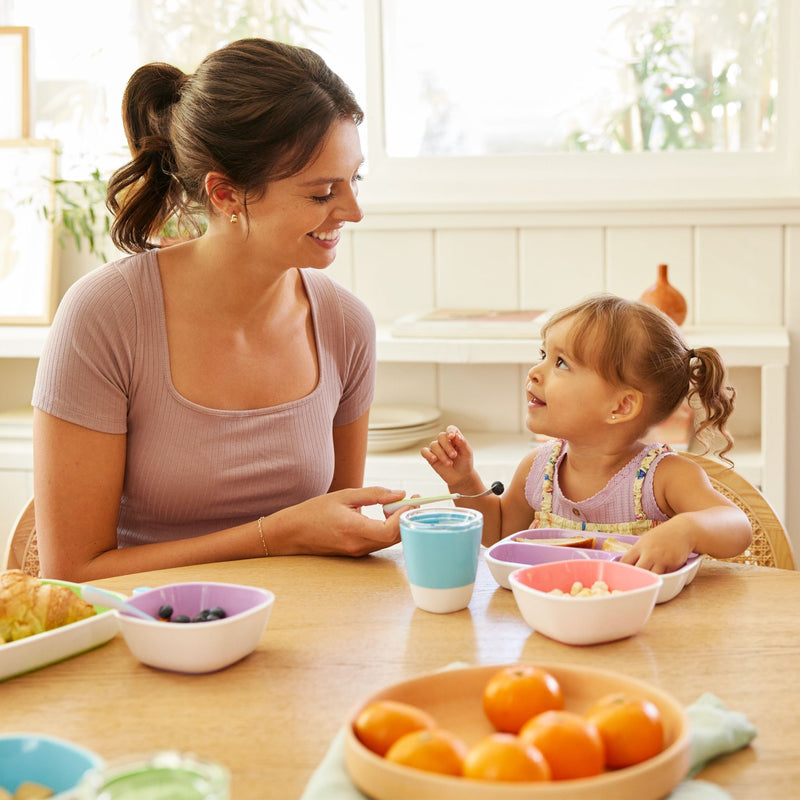 [2 Pack] Munchkin Splash™ Toddler Bowls (Blue & Green)