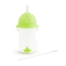 Munchkin Weighted Flexi-Straw Cup 10 Oz - Green (Pack Of 2)