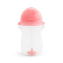 Munchkin Weighted Flexi-Straw Cup 10 Oz - Pink (Pack Of 2)