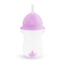Munchkin Weighted Flexi-Straw Cup 10 Oz - Purple (Pack Of 2)