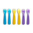 [2-Pack]Munchkin ColorReveal ™ Colour Changing Toddler Forks & Spoons