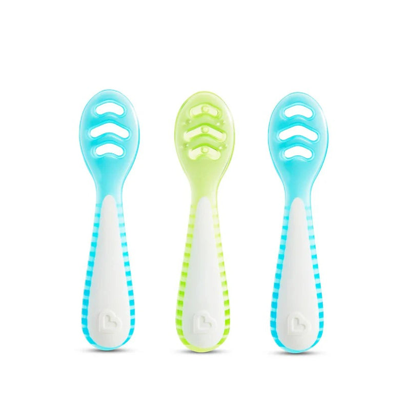 [2 Pack] Munchkin Gentle Dip ™ Multistage First Spoons - 3pc