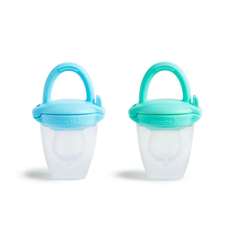 [2 Pack] Munchkin Silicone Baby Food Feeder - 2pk
