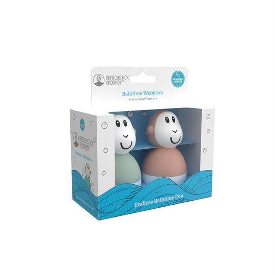 Matchstick Monkey Bathtime Wobblers - 2 Designs