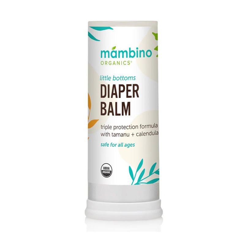 Mambino Organics Organic Little Bottoms Diaper Balm – Oatmeal + Calendula 18g