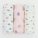 Not Too Big Bamboo Swaddles 3pk - 7 Designs