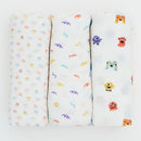 Not Too Big Bamboo Swaddles 3pk - 7 Designs