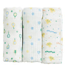 Not Too Big Bamboo Swaddles 3pk - 7 Designs