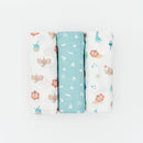 Not Too Big Bamboo Swaddles 3pk - 7 Designs