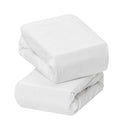 Clevamama Jersey Cotton Cot Bed Fitted Sheet 2pk - 4 Colors