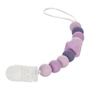 [2-Pack] Snapkis Silicone Teether & Pacifier Clip - 2 Colors