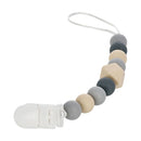 [2-Pack] Snapkis Silicone Teether & Pacifier Clip - 2 Colors