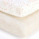 Tutti Bambini Cot Bed Fitted Sheet 2Pk - 3 Designs
