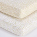 Tutti Bambini Cot Bed Fitted Sheet 2Pk - 3 Designs