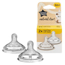 [3-Pack] Tommee Tippee Natural Start Soft Teat (2 Pk) - Assorted Sizes